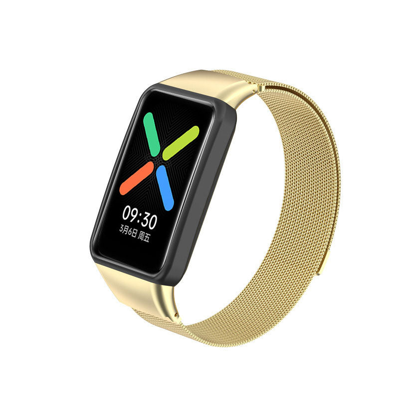 Stainless Steel Magnetic Milanese Smart Watch Band Strap for OPPO Watch Free NFC Version Stainless Steel Magnetic Milanese Smart Watch Band Strap for OPPO Watch Free NFC Version